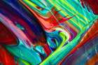 Painted abstract Art Print